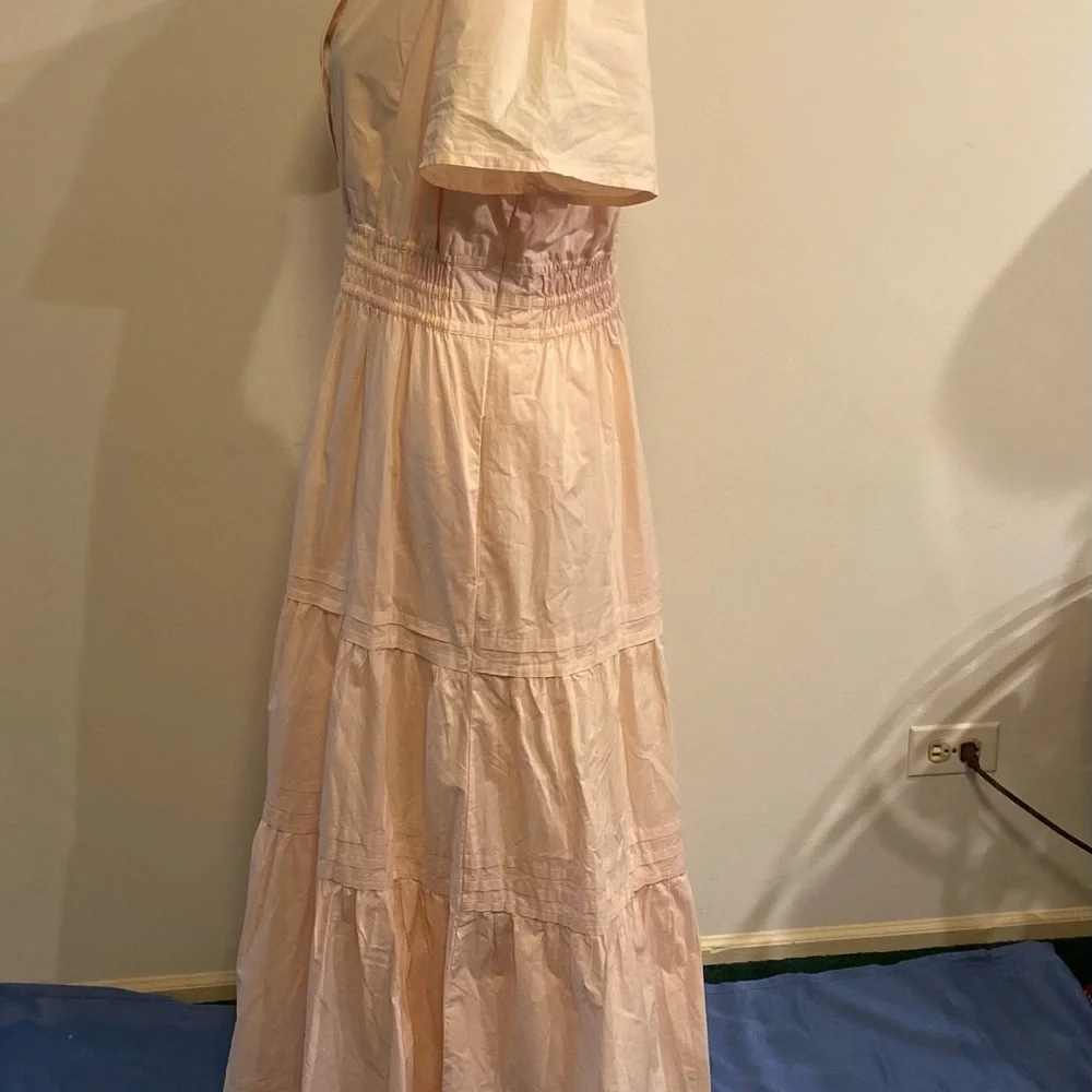 Anthropologie Somerset Maxi Dress in Peach - Picture 7 of 16